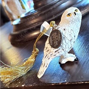 NEW Universal Studios Wizarding World Harry Potter Hedwig Resin Ornament